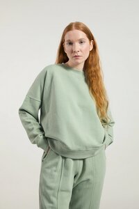 Damen-Sweatshirt Altea aus recycelter Baumwolle - Rifò - Circular Fashion Made in Italy