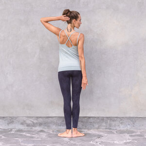 SUMATRA - Damen - Leggings für Yoga und Freizeit aus Biobaumwolle - Snake Print - Jaya