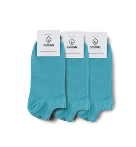 Dreierpack: Kurze Socken aus Bio-Baumwolle - CasaGIN