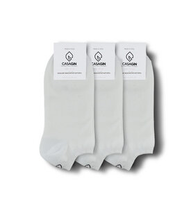 Dreierpack: Kurze Socken aus Bio-Baumwolle - CasaGIN