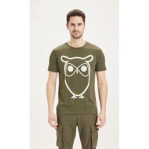 T-Shirt - ALDER basic owl tee - aus Bio-Baumwolle - KnowledgeCotton Apparel