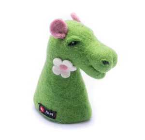 Eierwärmer Hippo, grün, rosa oder anthrazit Tierfigur aus Filz, Ostergeschenk - feelz