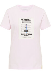 Kurzarm T-shirt "T-shirt With Square Aqua Bottle Print" - SOMWR