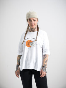 Damen loose-fit T-Shirt ORGANIC & NATURAL (white) - Erdbär