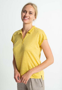 Leinenshirt im Polostyle aus 100% Leinen | Linen Polo - Alma & Lovis