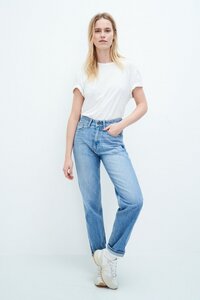 Straight Fit Jeans - Rosa - aus Biobaumwolle - Kuyichi