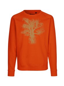 Bio Damen Sweatshirt Loose Fit Chestnut - Peaces.bio - handbedruckte Biomode