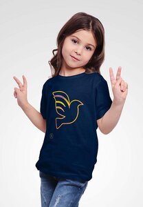 Biofair- Shirt aus reiner weicher Biobaumwolle / Friedenstaube - Kultgut