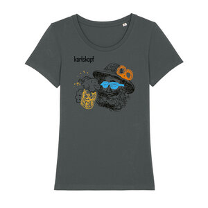 Print T-Shirt Damen | WIESNGAUDI | 100% Bio-Baumwolle - karlskopf