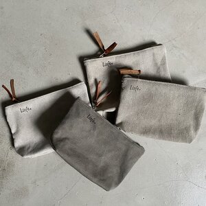 Wallet bag/Portemonnaie aus recyceltem Canvas Zeltstoff. Mit Reißverschluss. - Liefe NL