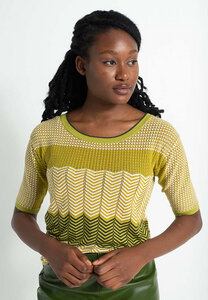 Muster-Pullover aus Bio-Baumwolle | Geo Shirt - Alma & Lovis