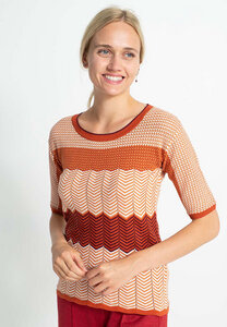 Muster-Pullover aus Bio-Baumwolle | Geo Shirt - Alma & Lovis