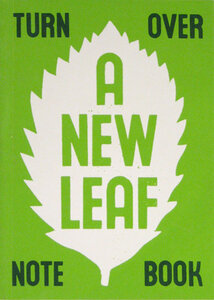 Notizbuch 'Turn over a new leaf' - Sukie