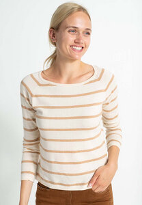 Pullover aus farbig gewachsener Bio-Baumwolle | Native Stripe - Alma & Lovis