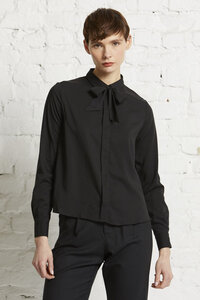 Damen Blouse aus 100% Lyocell "TENCEL bow blouse" - Wunderwerk