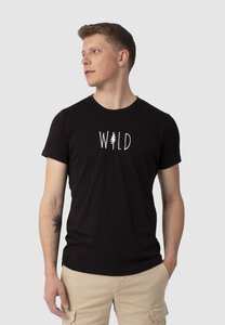 Daniel T-Shirt aus Modal-Buchenfaser und Bio-Baumwolle mit druck "Wild" - Re-Bello
