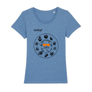 Print T-Shirt Damen | MIXTAPE | 100% Bio-Baumwolle - karlskopf