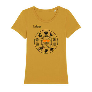 Print T-Shirt Damen | MIXTAPE | 100% Bio-Baumwolle - karlskopf