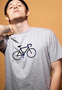 T-Shirt mit Motiv / Black Bike - Kultgut