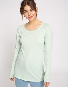 Damen Langarmshirt aus Bio Baumwolle | Basic Longsleeve - recolution