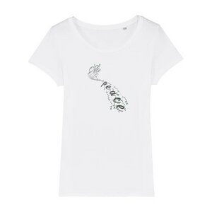 Watering Can Shirt White (by Tranquillo®) - Green Bomb