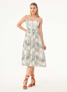 Kleid aus TENCEL Lyocell mit Allover-Print - ORGANICATION