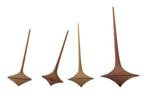 Fingerkreisel 'Trumpo' aus Holz, Farbe Natur - Mader Kreiselmanufaktur