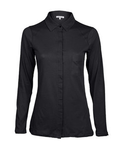 Bluse im Polodesign aus Bio-Baumwolle | Jersey Blouse - Alma & Lovis