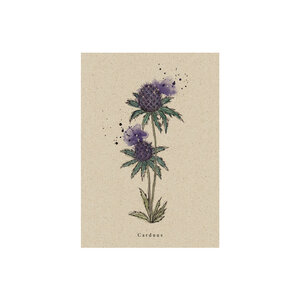 Postkarte Graspapier - "Wildflower" - Matabooks