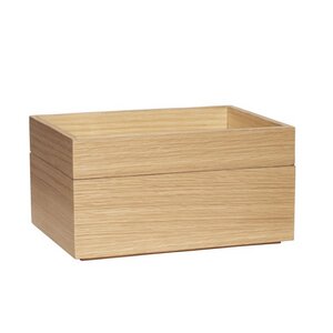 Ablagebox 'Folk Storage Box' 2-er Set, Eiche - Hübsch