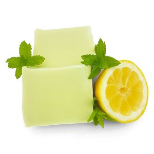 Minze Zitrone Seife - vegan, palmölfrei und plastikfrei - Kleine Auszeit Manufaktur