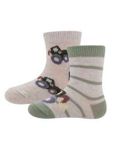 ewers Baby und Kinder Doppelpack Socken Trecker Bio-Baumwoll - ewers