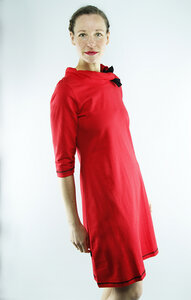 Fairtrade Damen Kurzarmkleid aus Bio-Baumwolle Vitta - NEPALAYA