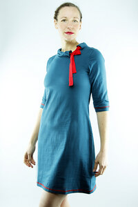Fairtrade Damen Kurzarmkleid aus Bio-Baumwolle Vitta - NEPALAYA