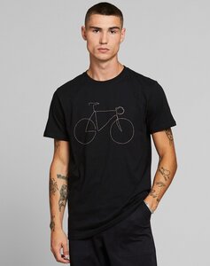 T-Shirt aus Bio Baumwolle - Stockholm - Rainbow Bicycle - DEDICATED