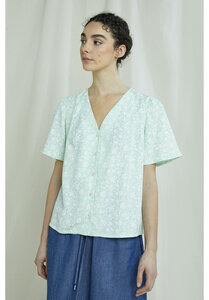 Bluse - Silhouette Floral Top - People Tree