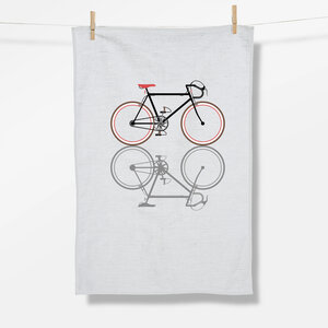 Bike Shape (Tea Towel)- Geschirrtuch - GREENBOMB