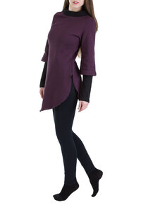 Pullover Kayley violett-schwarz - Ajna