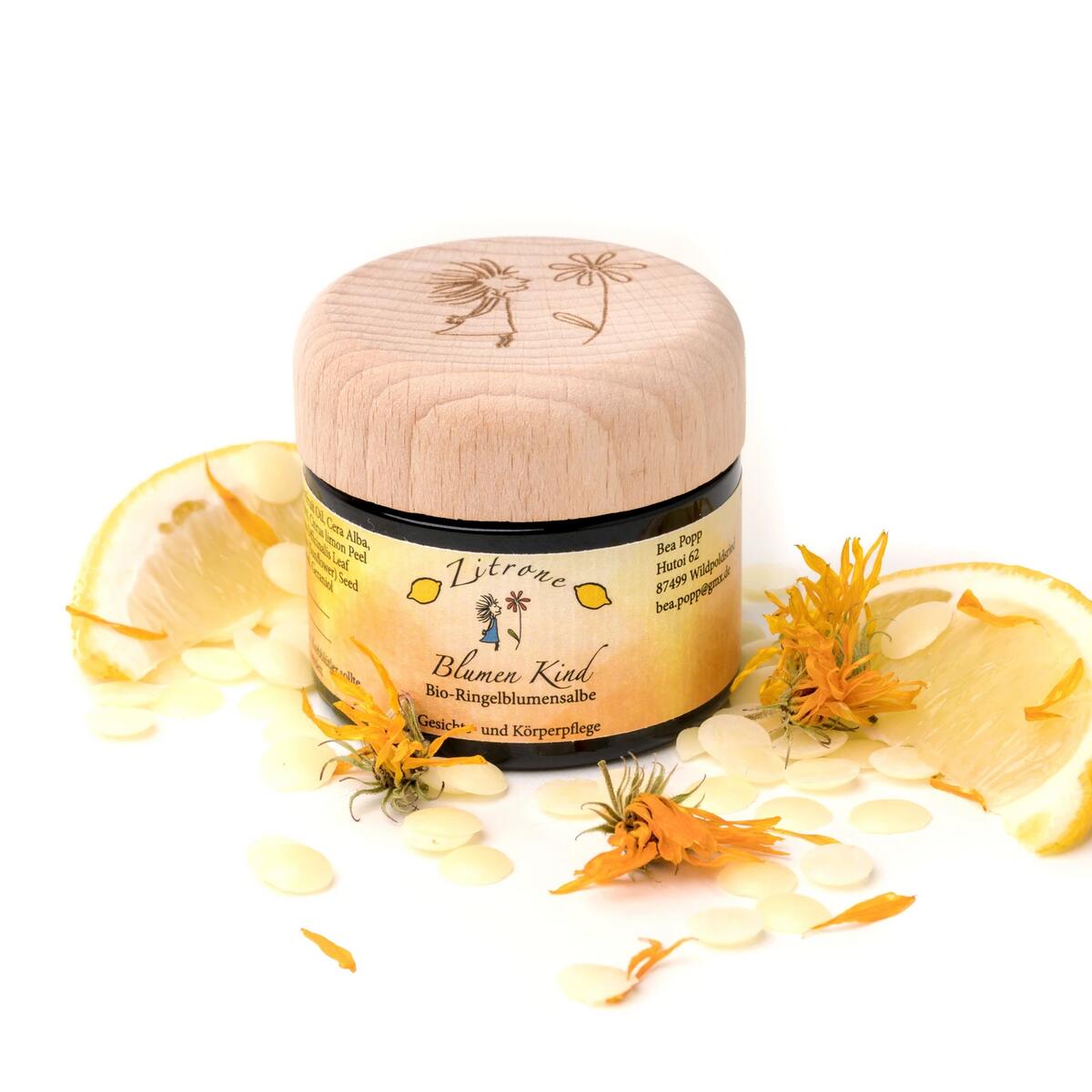 Blumen Kind - Bio-Ringelblumensalbe Zitrone | Avocadostore