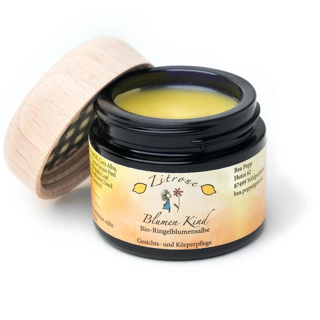 Blumen Kind - Bio-Ringelblumensalbe Zitrone | Avocadostore
