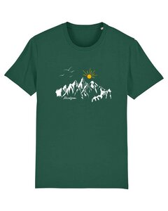 Berglandschaft Tshirt aus Bio Baumwolle - DüsselGreen