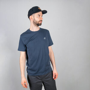 Herren T-Shirt aus Bio-Baumwolle GOATY - dunkelgrau/dunkelblau - dressgoat