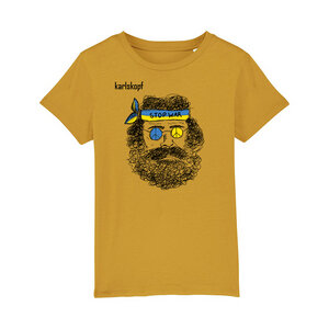 Print T-Shirt Kinder | LOVE, NOT WAR | 100% Bio-Baumwolle - karlskopf
