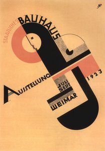 Poster / Leinwandbild - Staatliches Bauhaus Ausstellung - Photocircle