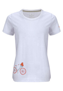 Damen T-Shirt Flower Bike - Elkline