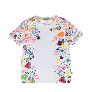 T-Shirt aus Biobaumwolle mit Alloverdruck - Marraine Kids