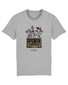 Retro Tshirt aus Bio Baumwolle, Vintage, Blumen, Sommer - DüsselGreen