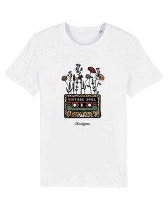 Retro Tshirt aus Bio Baumwolle, Vintage, Blumen, Sommer - DüsselGreen