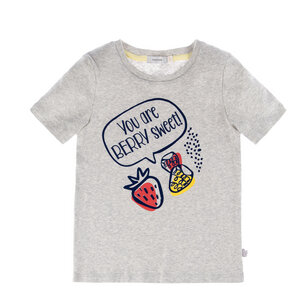 T-Shirt aus Bio Baumwolle mit Frontdruck - Marraine Kids
