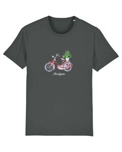 Fahrrad, Vintage, Ölfarbe, Öko Tshirt aus Bio Baumwolle - DüsselGreen